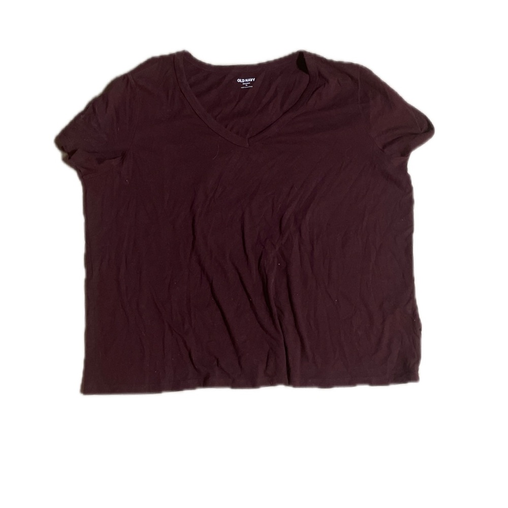 Classic V-Neck Brown Top